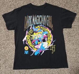 Yu-Gi-Oh Ripple Junction Dark Magician Girl Black T Shirt Size Medium